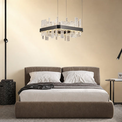 Grior Glass Pendant Light 19.7"