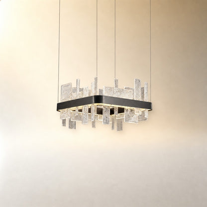 Grior Glass Pendant Light 19.7"