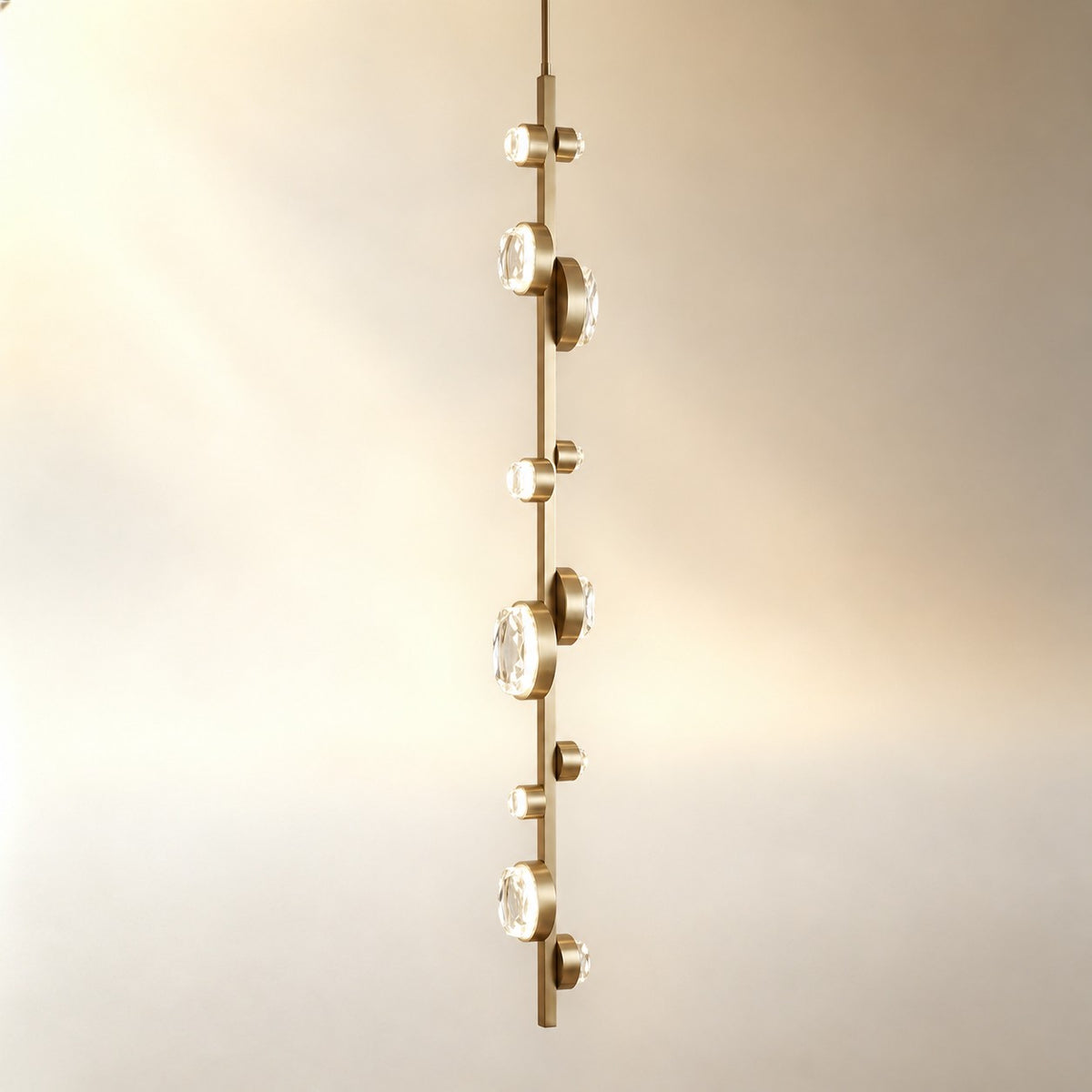 Gwevin Round Crystal Modern Chandelier