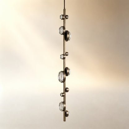 Gwevin Round Crystal Modern Chandelier