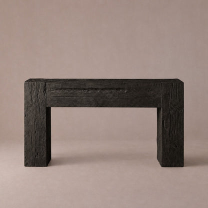 Happyarcadian Reclaimed Teak Wood Console Table