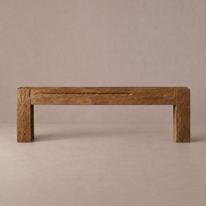 Happyarcadian Reclaimed Teak Wood Console Table