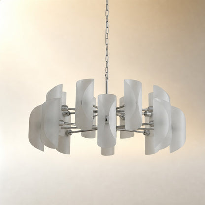Helena Glamorous Glass Light Pendant 39"
