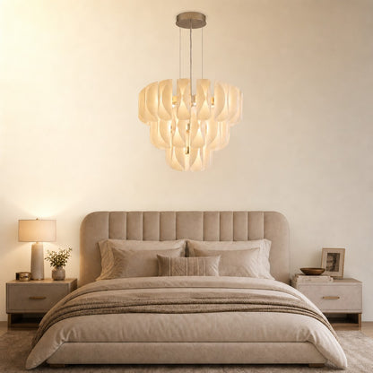 Helena Glamorous Glass Light Pendant 39"