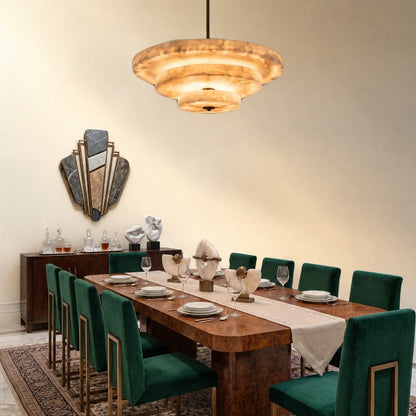 Ice Queen Alabaster Chandelier