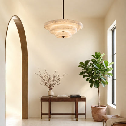 Ice Queen Alabaster Chandelier