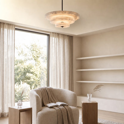 Ice Queen Alabaster Chandelier