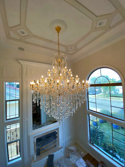Classic Modern Multi-layers Crystal Chandelier