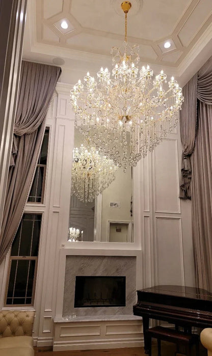 Classic Modern Multi-layers Crystal Chandelier