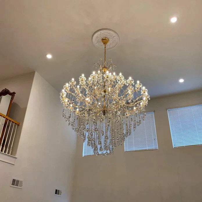 Classic Modern Multi-layers Crystal Chandelier