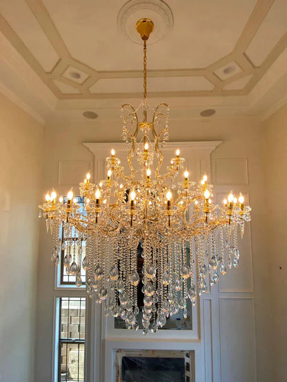 Classic Modern Multi-layers Crystal Chandelier