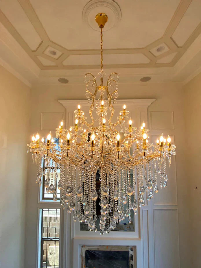 Classic Modern Multi-layers Crystal Chandelier