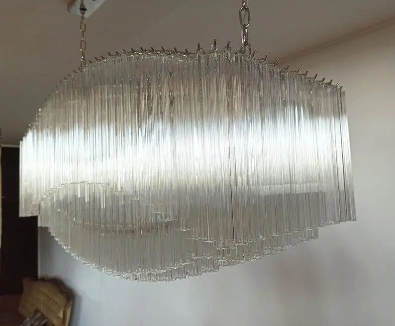 Murano Chandelier – Pagoda – 292 prisms – Transparent