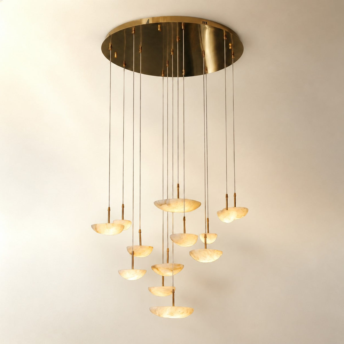 Ilovan Modern Alabaster Pendant Light Fixtures