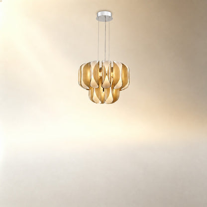 Ilyor Modern Chrome Chandelier 24"