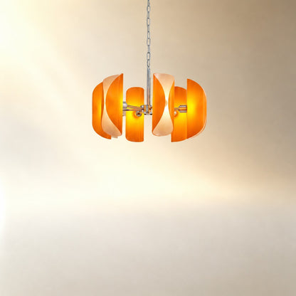 Ilyor Modern Chrome Glass Pendant Light
