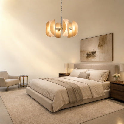 Ilyor Modern Chrome Glass Pendant Light