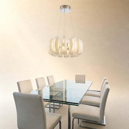 Ilyor Modern Glass Round Chandelier