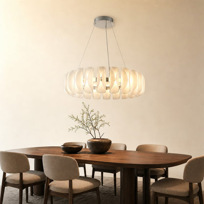 Ilyor Modern Glass Round Chandelier