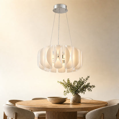 Ilyor Modern Glass Round Chandelier