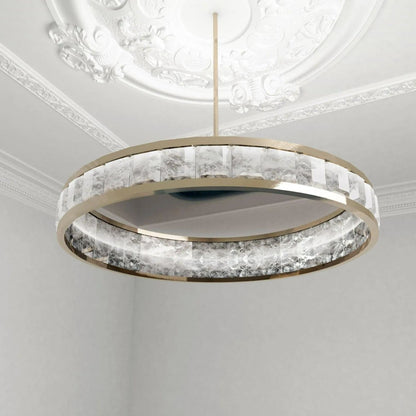Rock Crystal Concorde Chandelier - Merlin Lamps