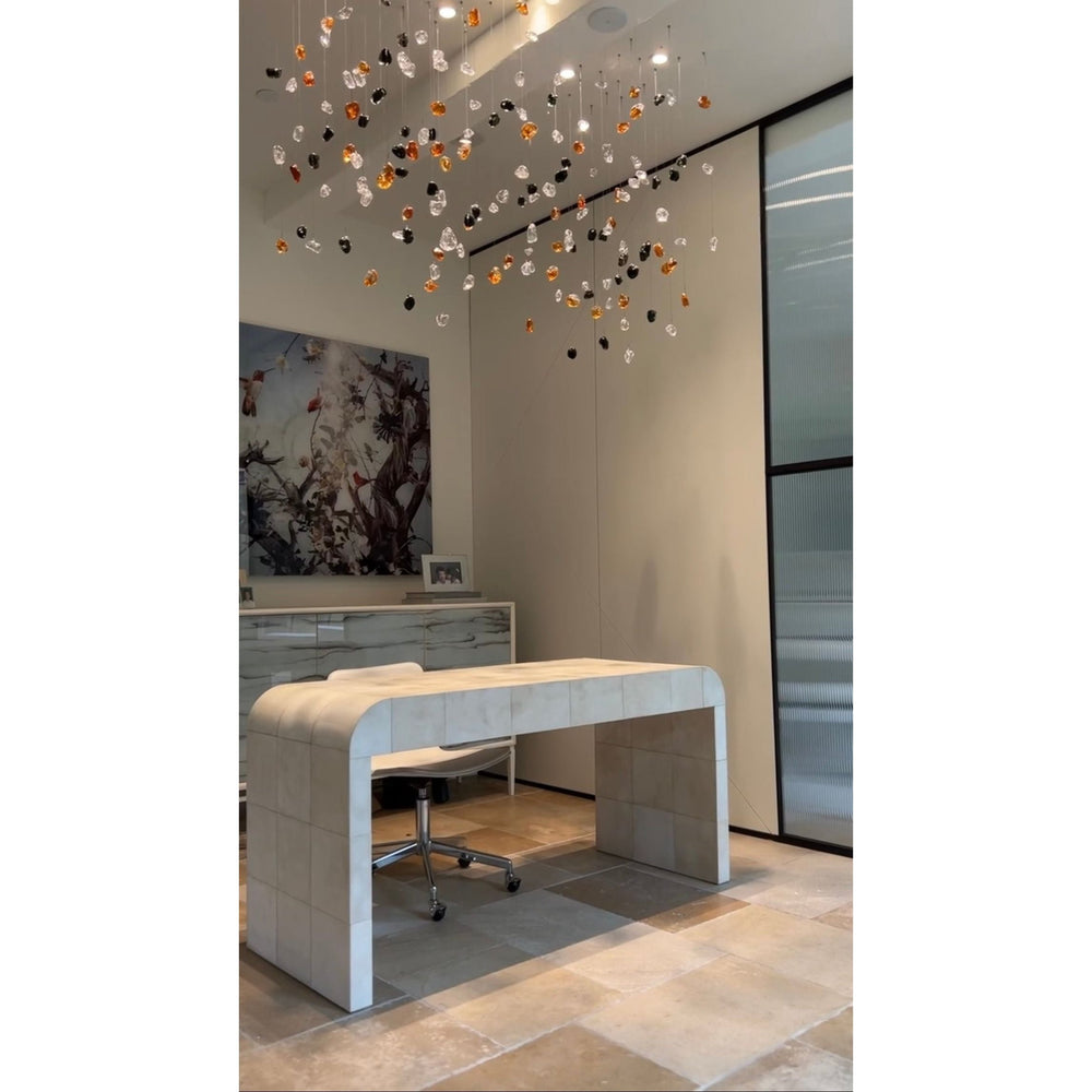 Rainfall Glass Gem Stone Chandelier