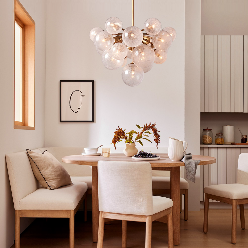 Denise Cridty Mandoza Round Chandelier 19/37 Light