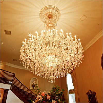Extra Large Classic Traditional Crystal Chandelier 60/72/90 Lights
