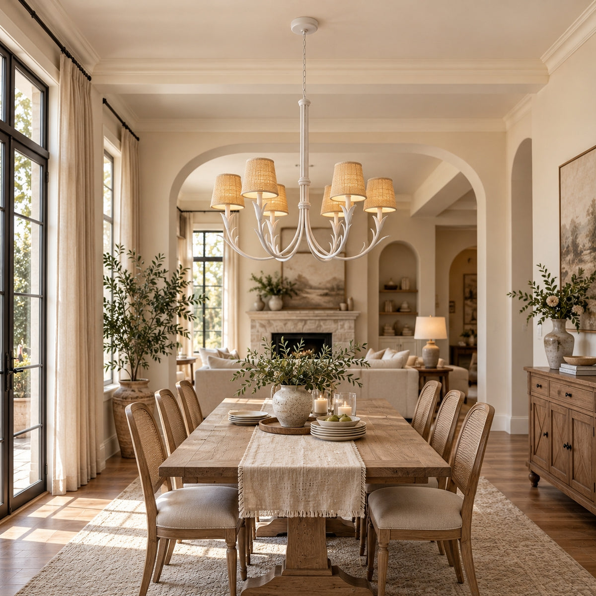 Fontara Reed Chandelier Small