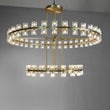 Arcachon Crystal 2-Tier Round Chandelier 60“