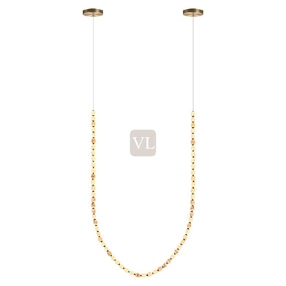 Alabaster Bead LED Pendant Light