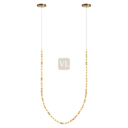 Alabaster Bead LED Pendant Light