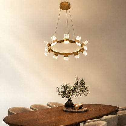 Isadora Modern Ring Chandelier 39"