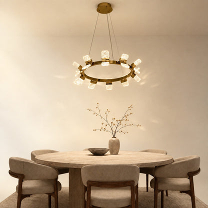 Isadora Modern Ring Chandelier 39"