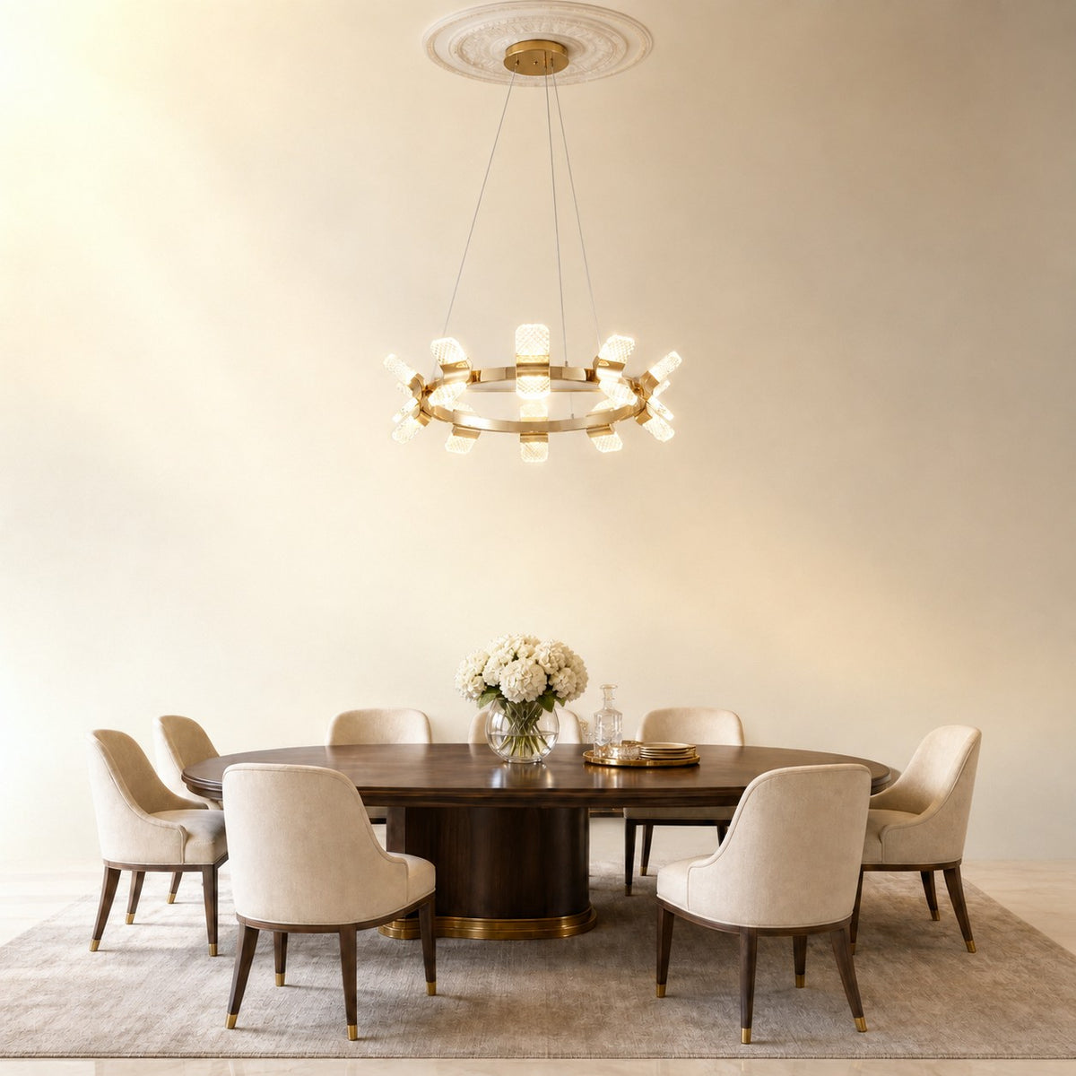 Isadora Modern Ring Chandelier 39"
