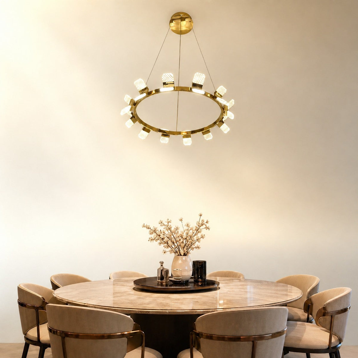 Isadora Modern Ring Chandelier 39"
