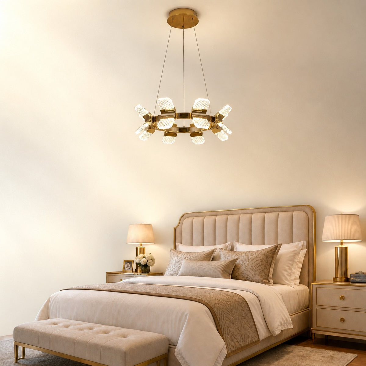 Isadora Modern Ring Chandelier 39"