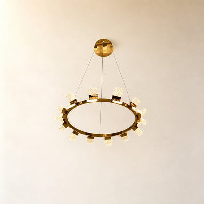 Isadora Modern Ring Chandelier 39"