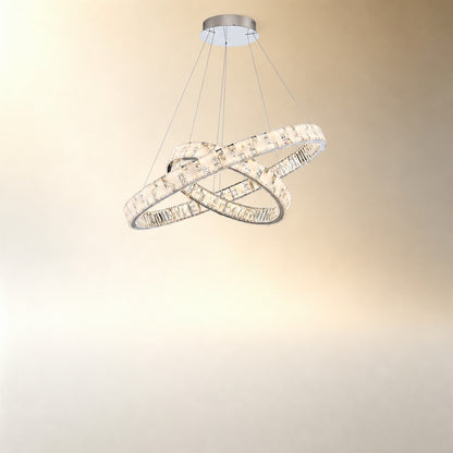 Isavan Crystal Galaxy Chandelier 37"