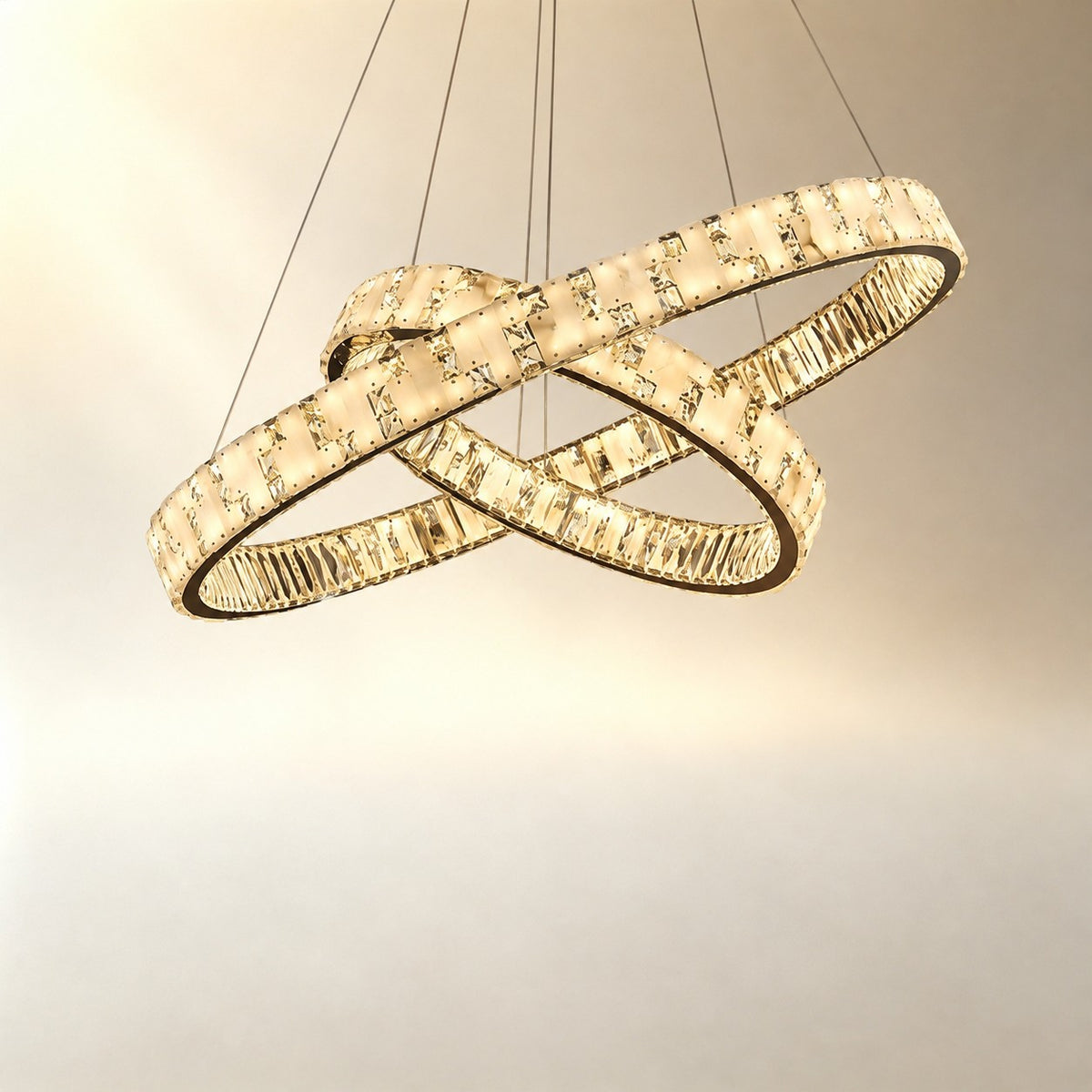 Isavan Crystal Galaxy Chandelier 37"