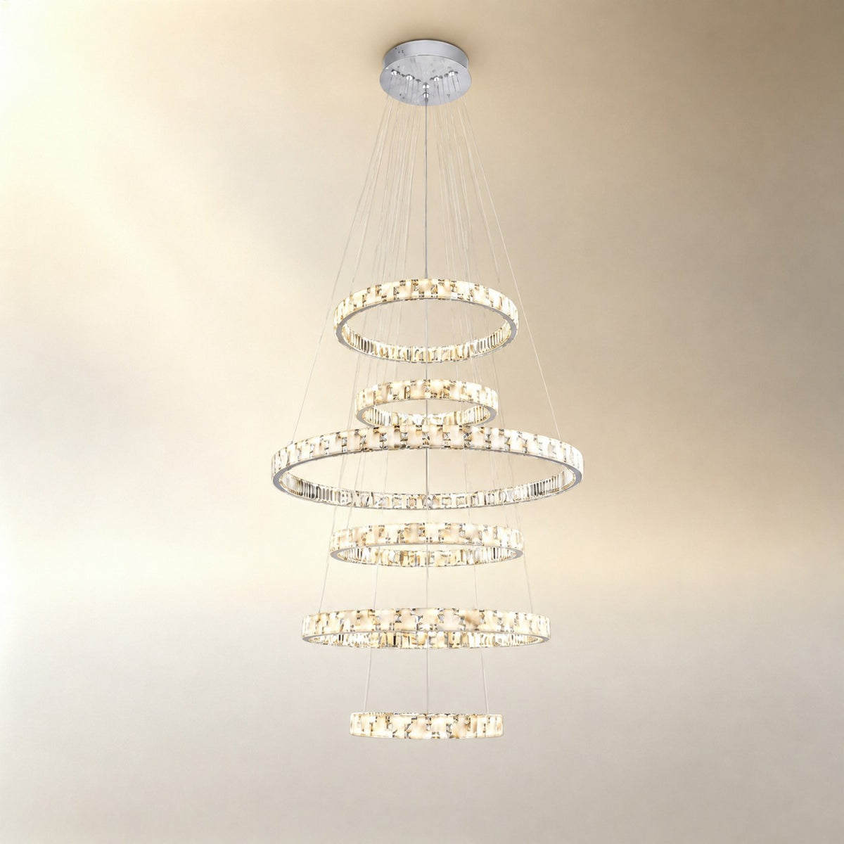 Isavan Crystal Pendant Light 48"