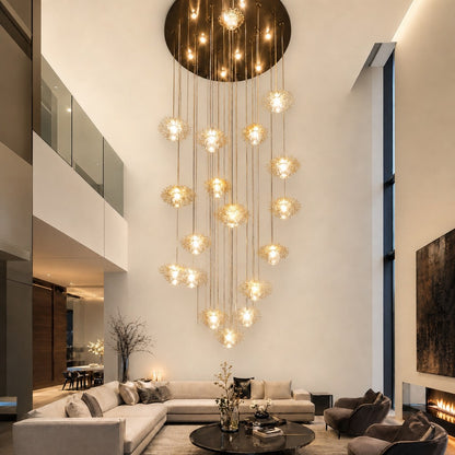 Kaivan Bubbles Grand Glass Chandelier