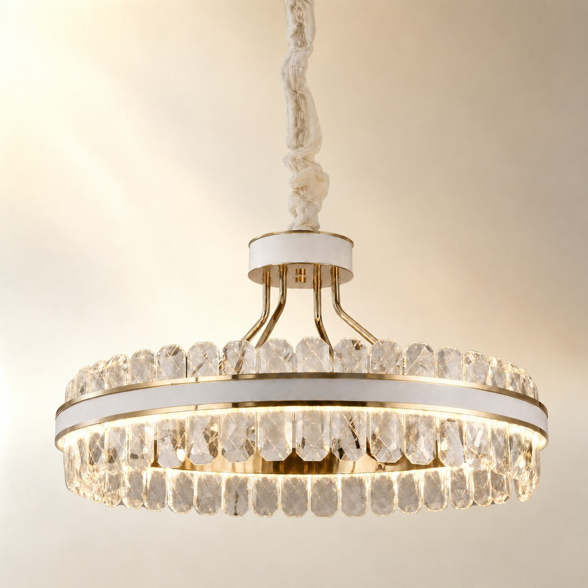 Leather Chandelier