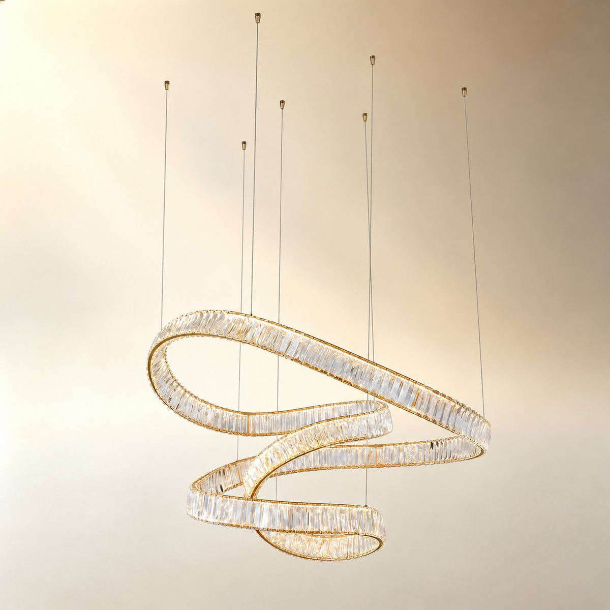 LED Rod Chandelier