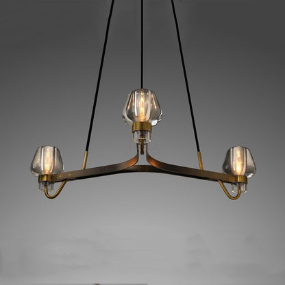 Letitia Crystal Chandelier 3 Light - Blushlighting