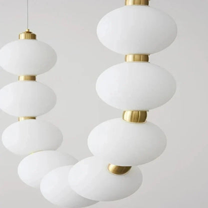Lexi Modern Necklace Chandelier Acrylic Orb Statement Chandelier