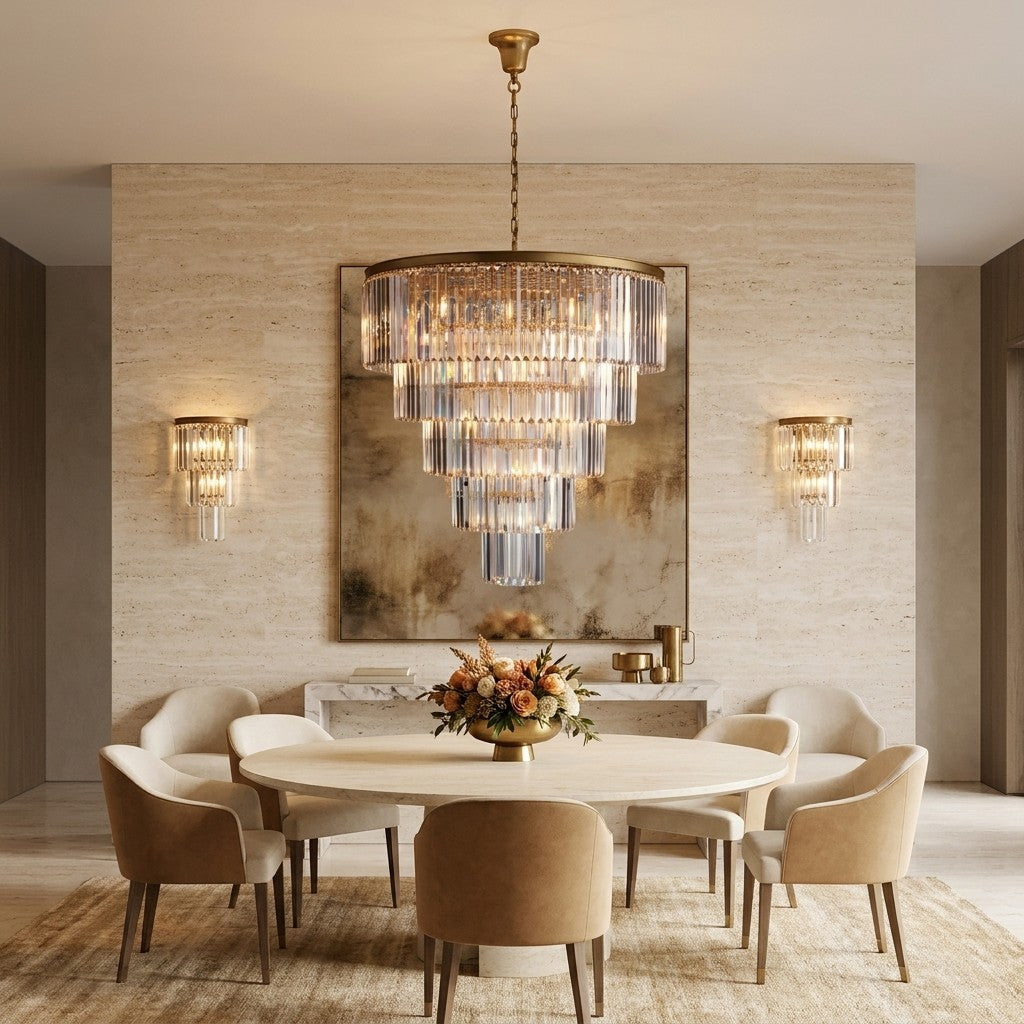 Leyland Tiered Round Chandelier