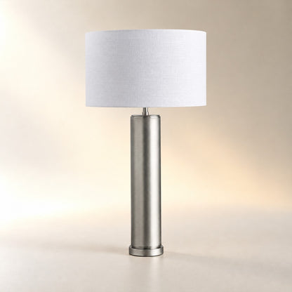 Linden Table Lamp in Pewter