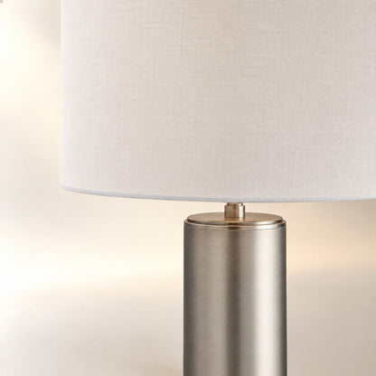 Linden Table Lamp in Pewter