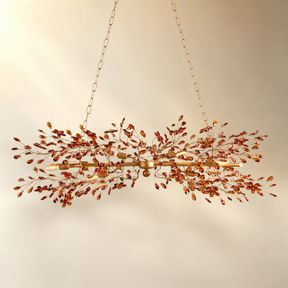 Linear Crystal Chandelier